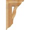 Ekena Millwork Funston Traditional Rough Sawn Bracket w/ Offset Brace, Western Red Cedar, 8"W x 18"D x 30"H BKT0806X18X30FST01RWR - alternate 4